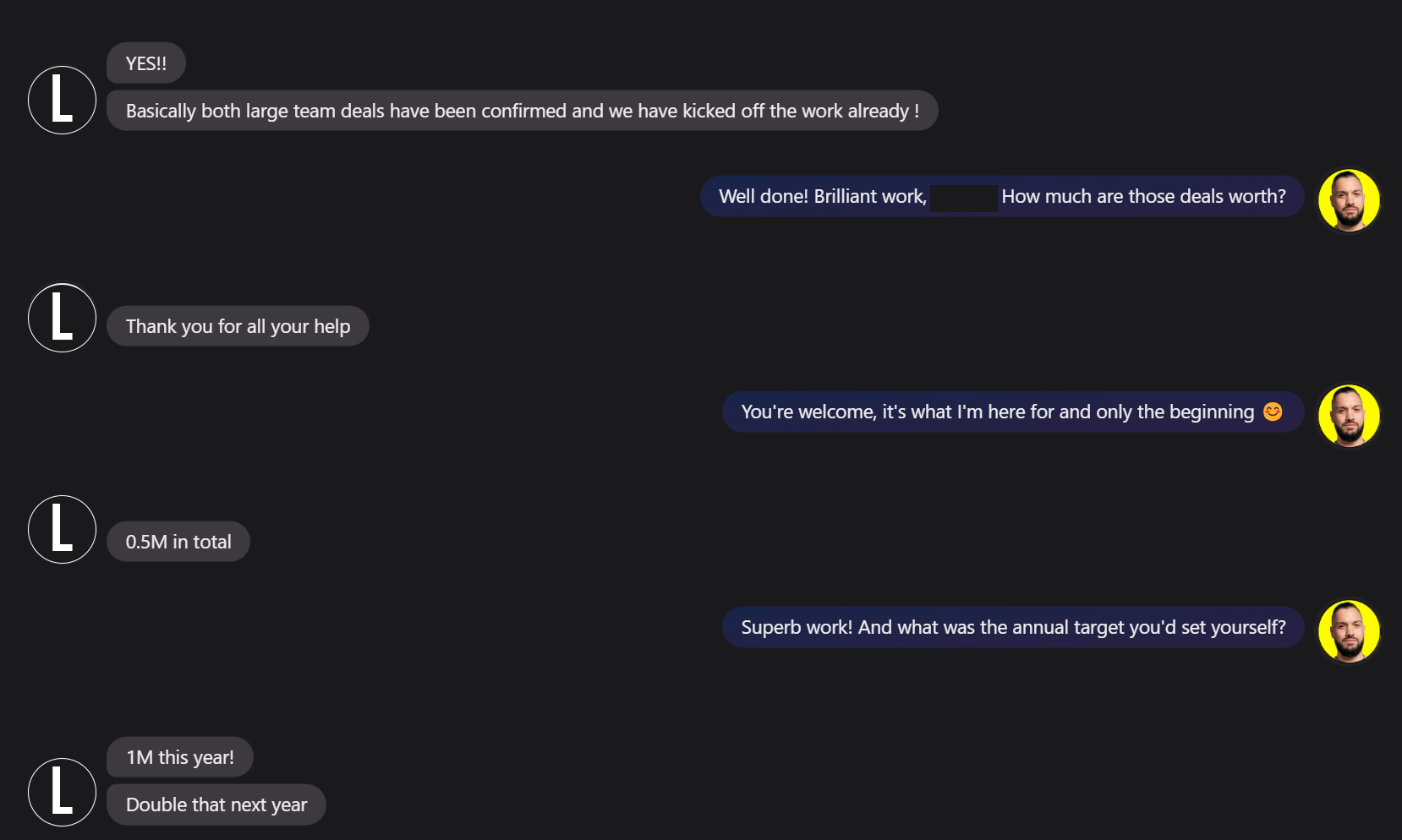 Executive Coach testimonial